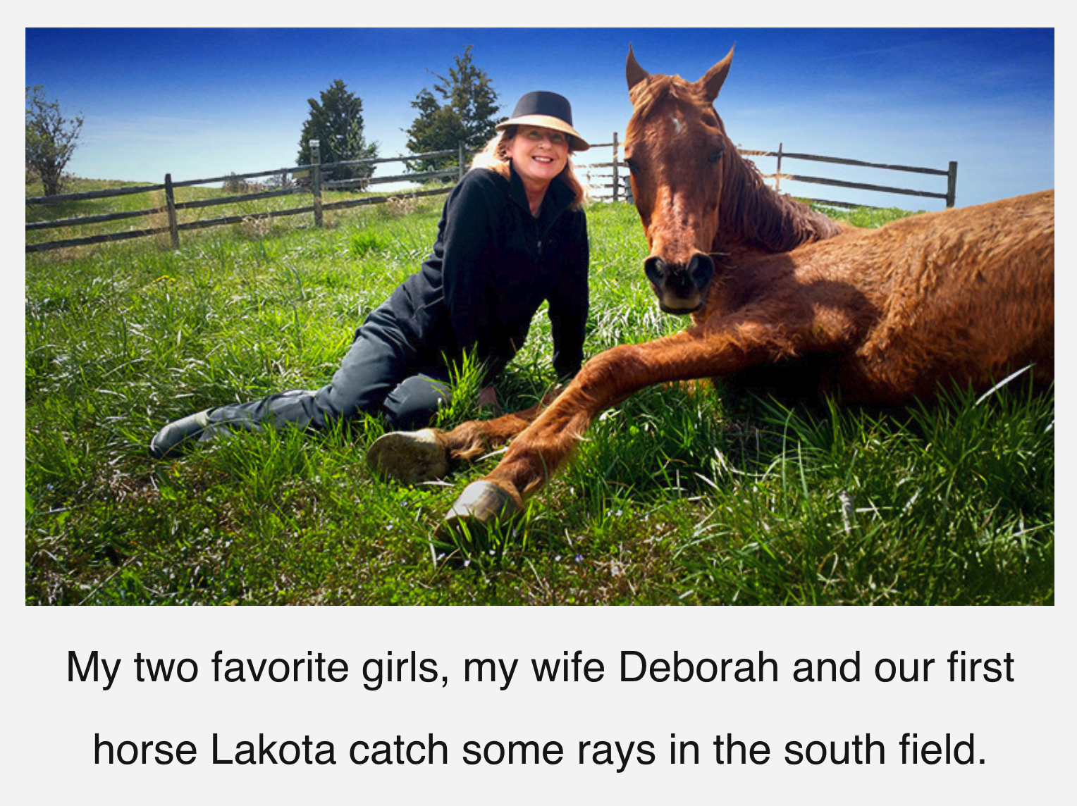 Deborah & Lakota in The South Field